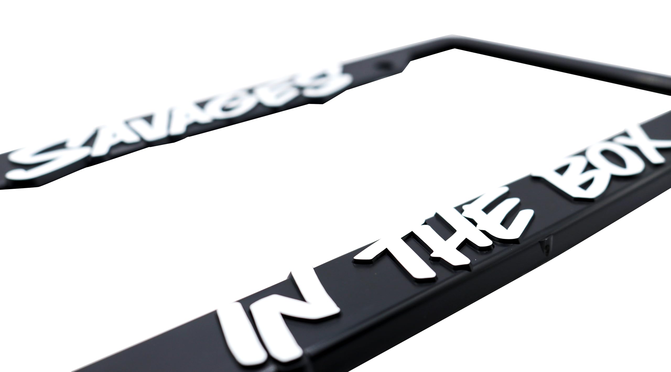 NY Yankees Savages in The Box License Plate Frame