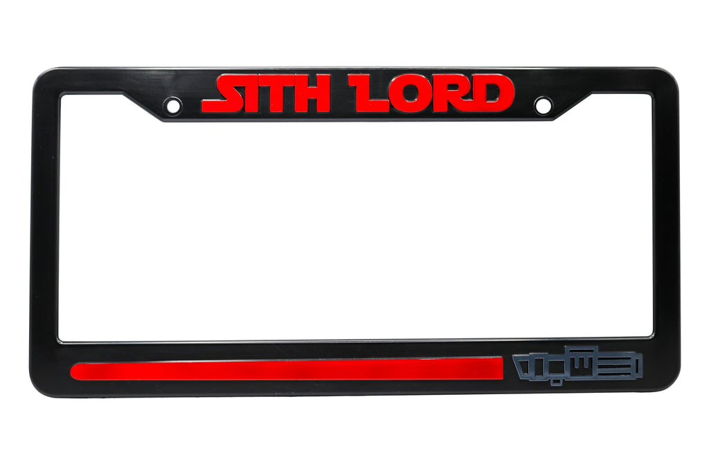 Sith Lord 3D Raised License Plate Frame
