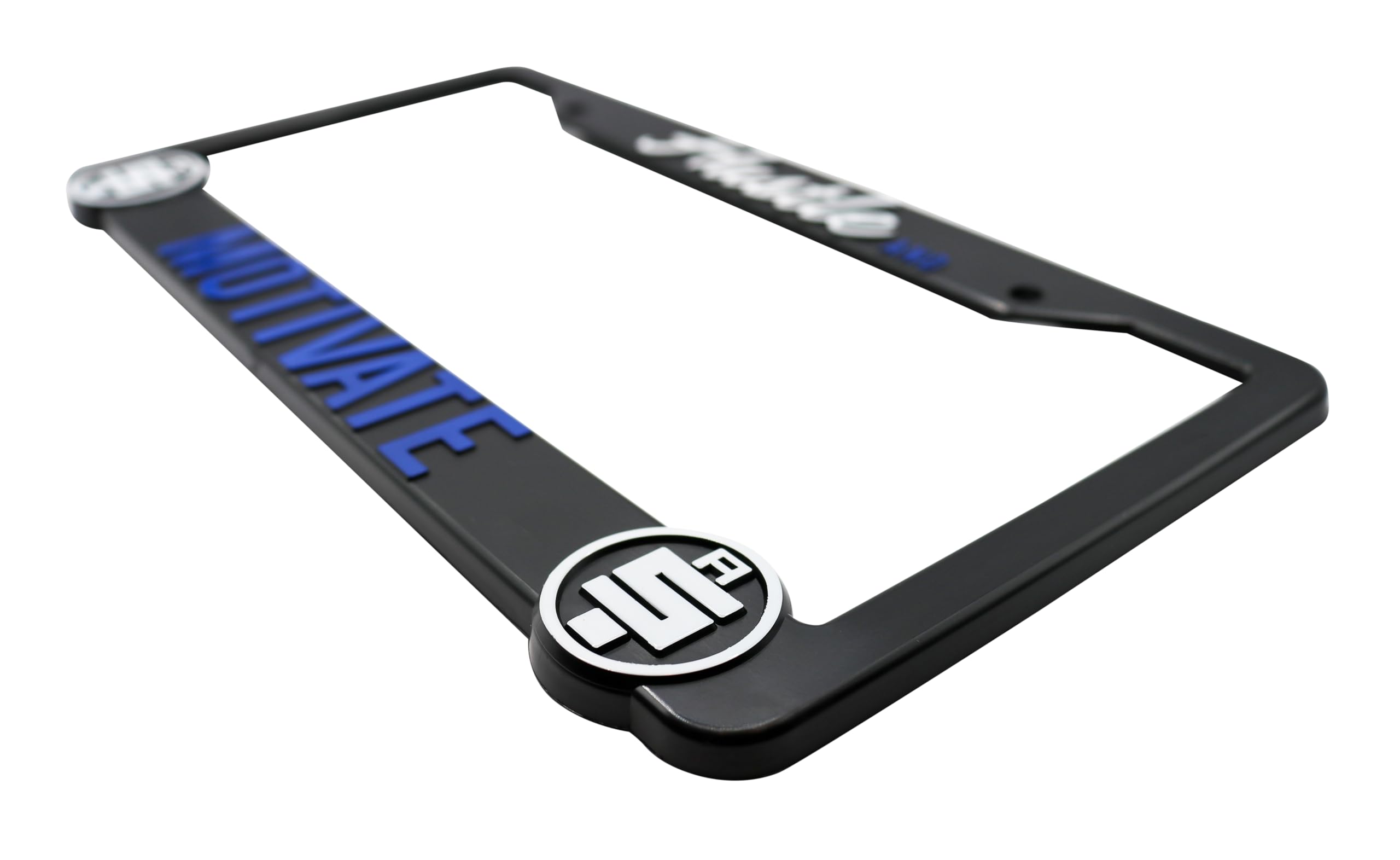 LP Frameworks Hustle and Motivate 3D Raised License Plate Frame for Nipsey Hussle