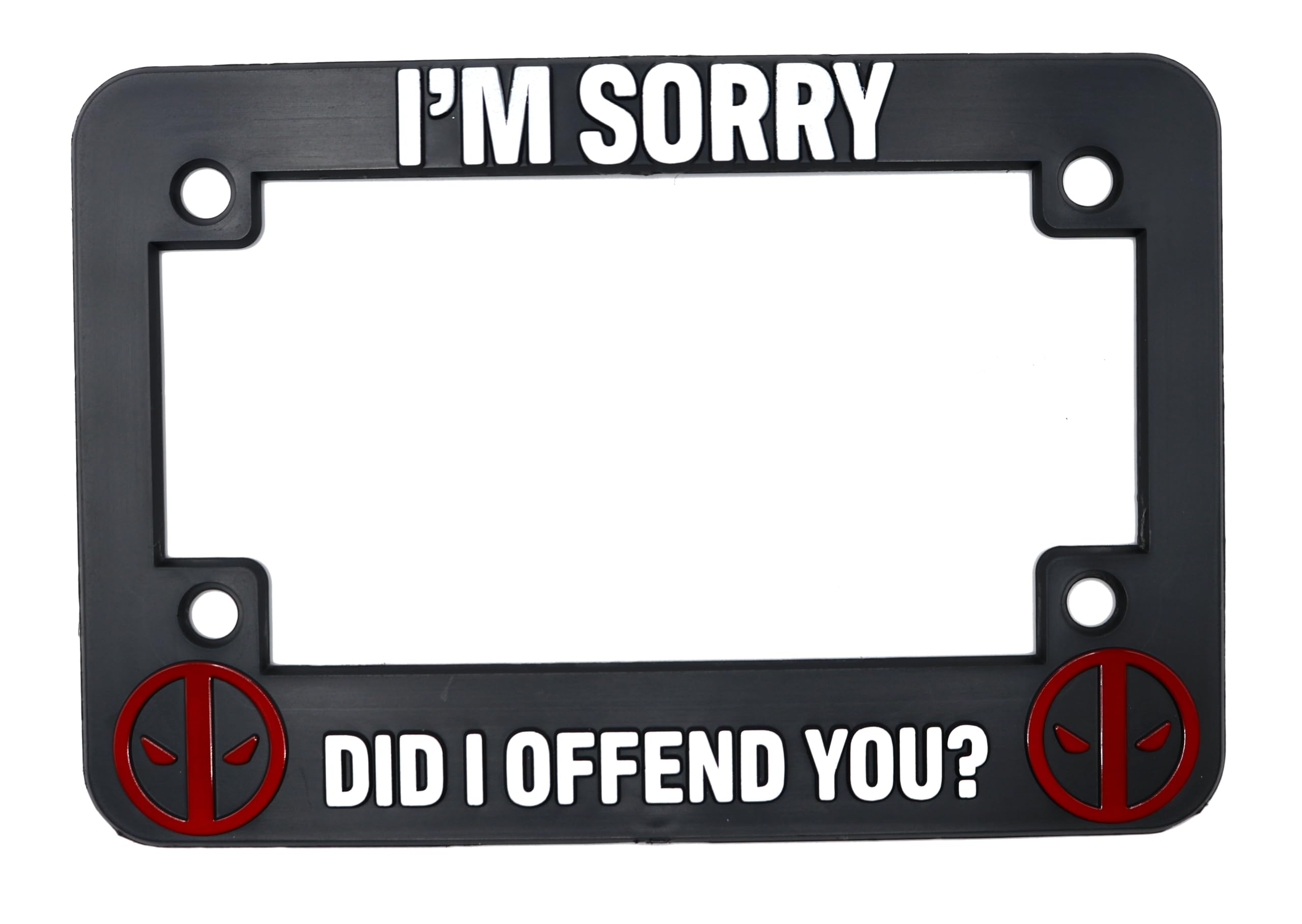 Did I Offend You? for Deadpool 3D Raised License Plate Frame
