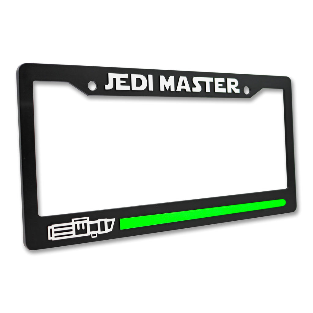 Jedi Master 3D Raised License Plate Frame