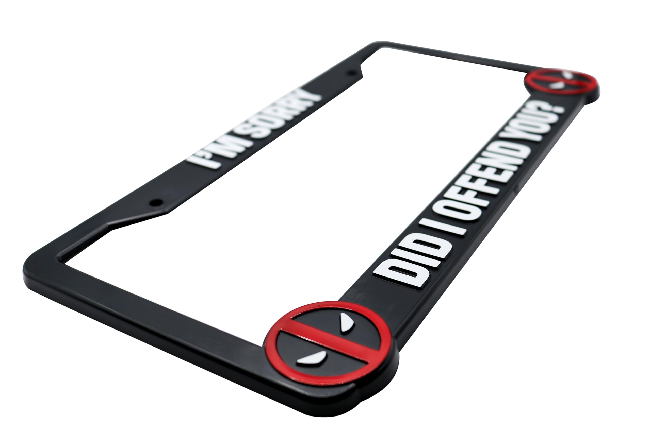 Did I Offend You? for Deadpool 3D Raised License Plate Frame
