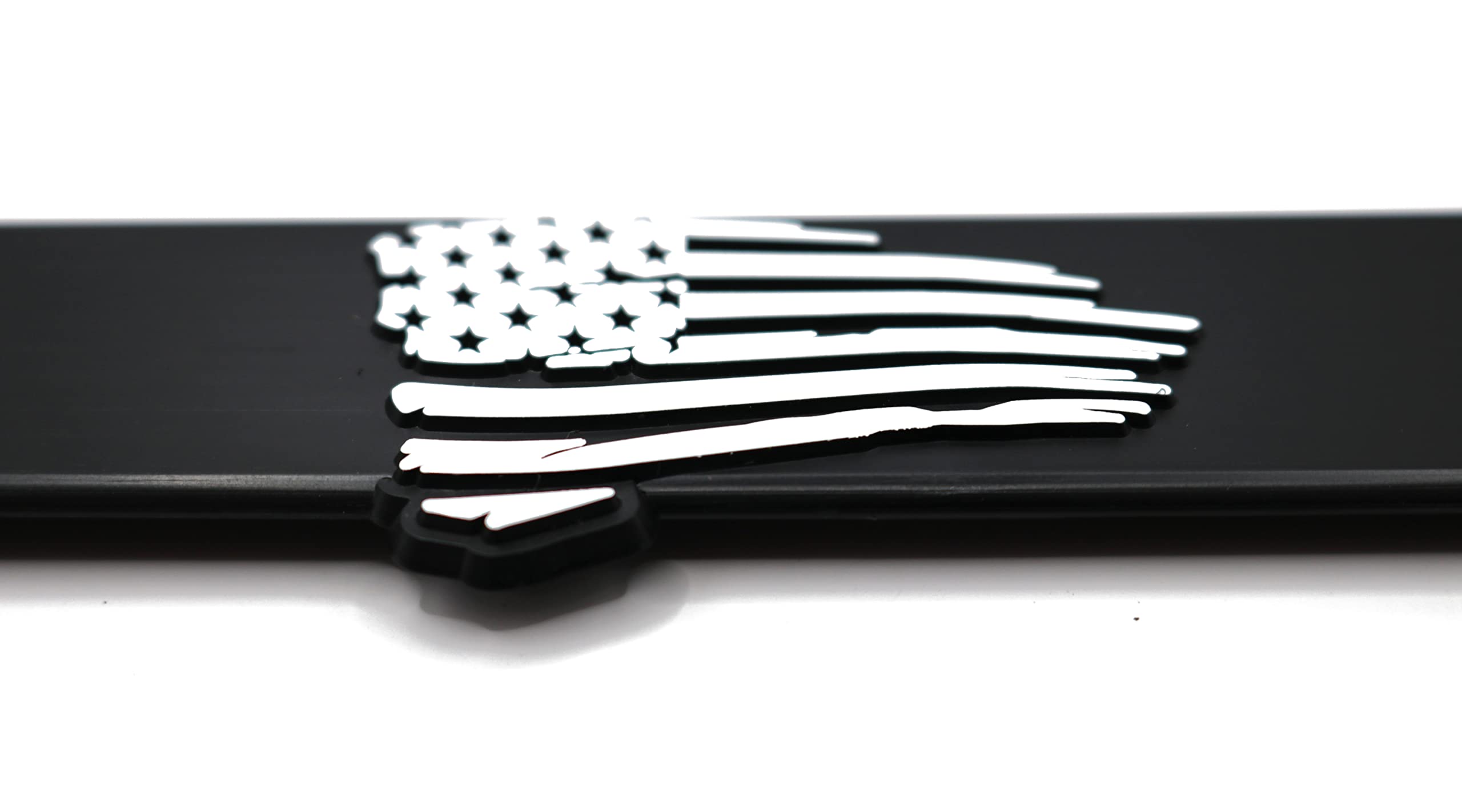 LP Frameworks We The People for America 3D Raised License Plate Frame | 1 Pack Car License Plate Cover | Universal US Car Black License Plate Holder | Auto Accessories