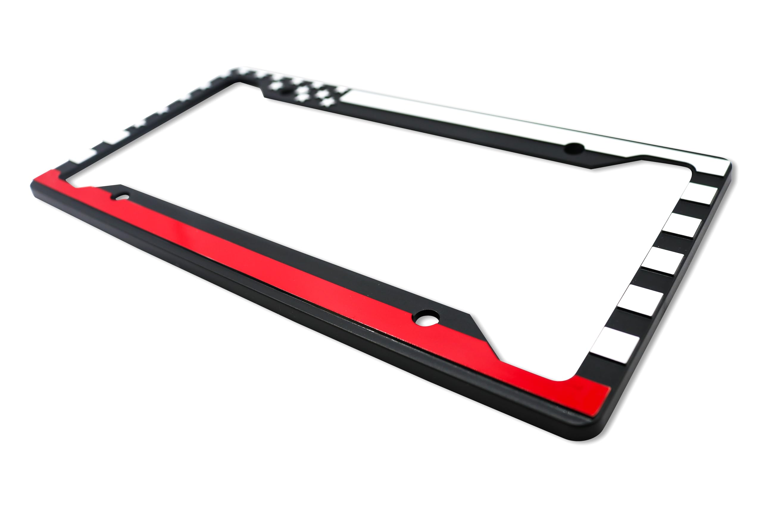 LP Frameworks American Flag 3D Raised License Plate Frame | 1 Pack Car License Plate Cover | Universal US Car License Plate Holder | Auto (Car, Truck and SUV)