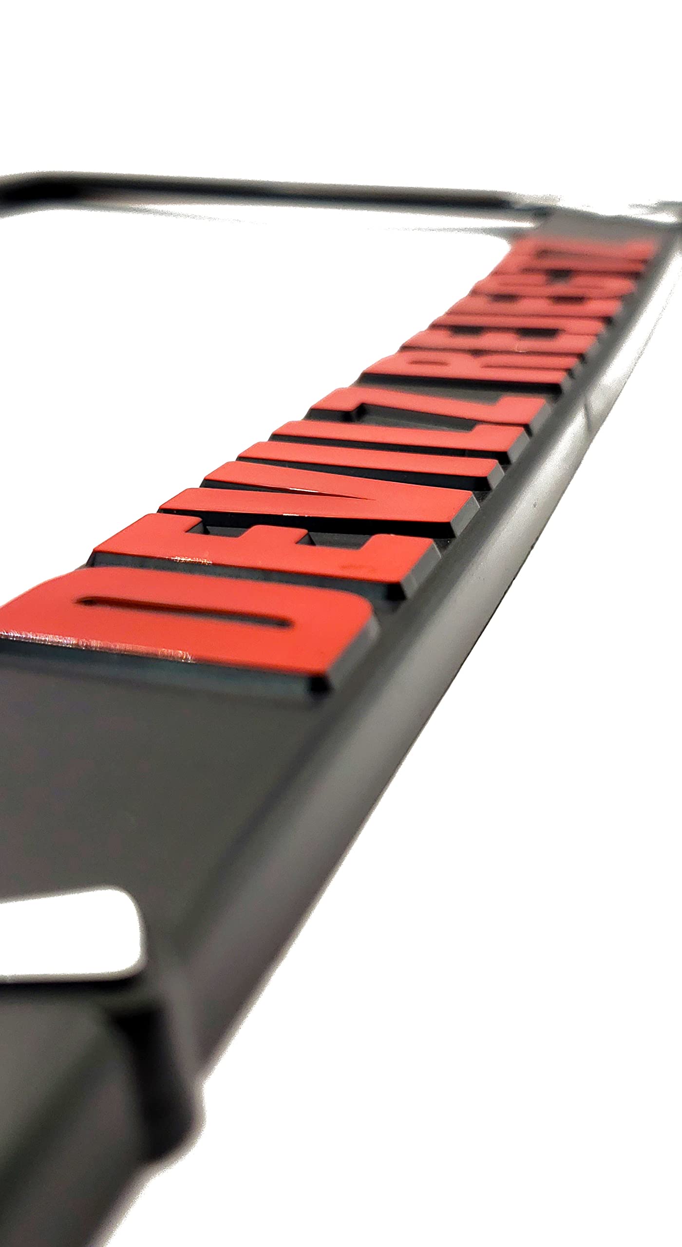 LP Frameworks Devilz Rejectz for The Jacka Bay Area Legend 3D Raised License Plate Frame | 1 Pack License Plate Cover | Universal US Black License Plate Holder (Car, Truck and SUV)