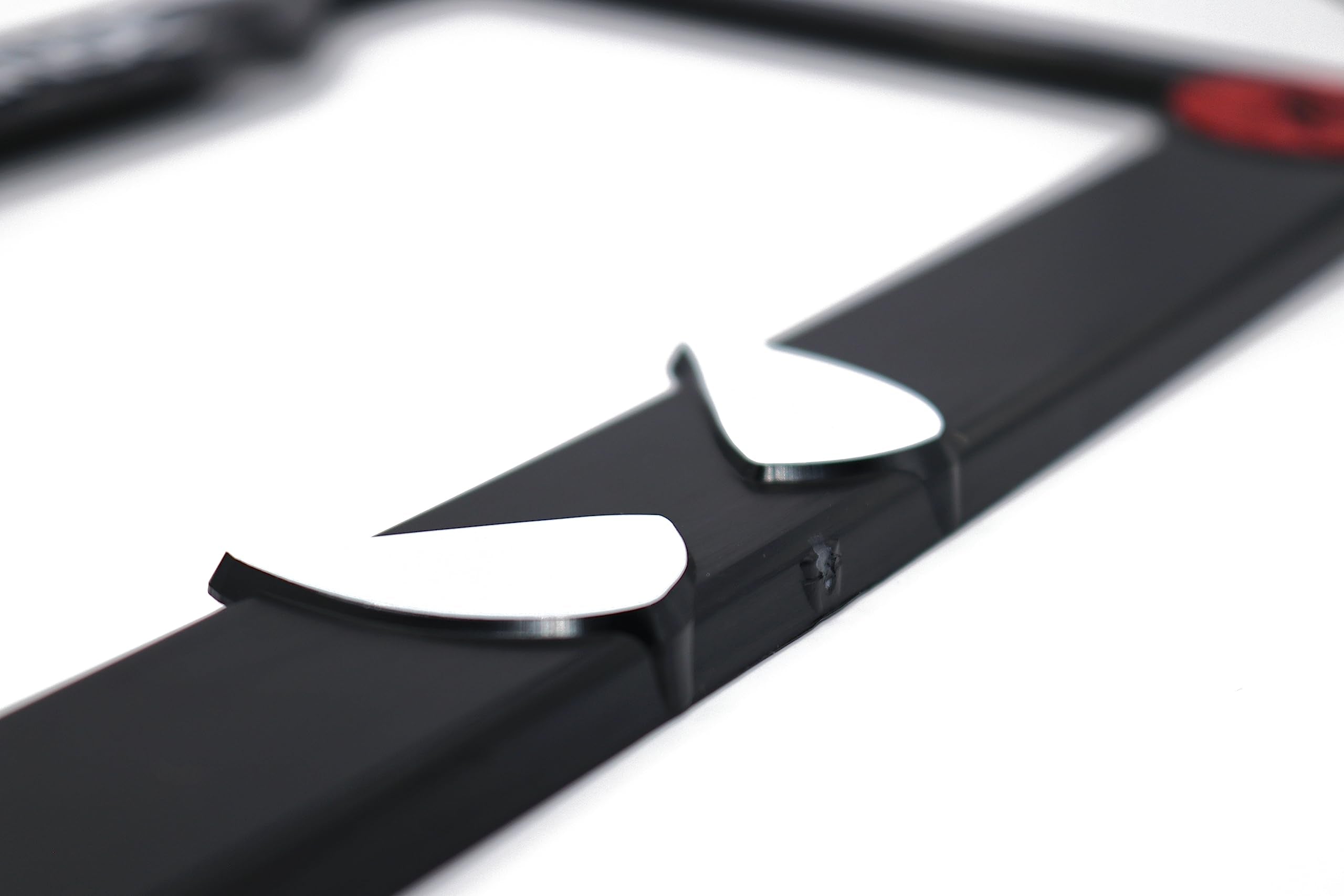 LP Frameworks Spidey Sense 3D Raised License Plate Frame | 1 Pack Character License Plate Cover | Universal US Car Black License Plate Holder | Auto Accessories (Car, Truck and SUV)