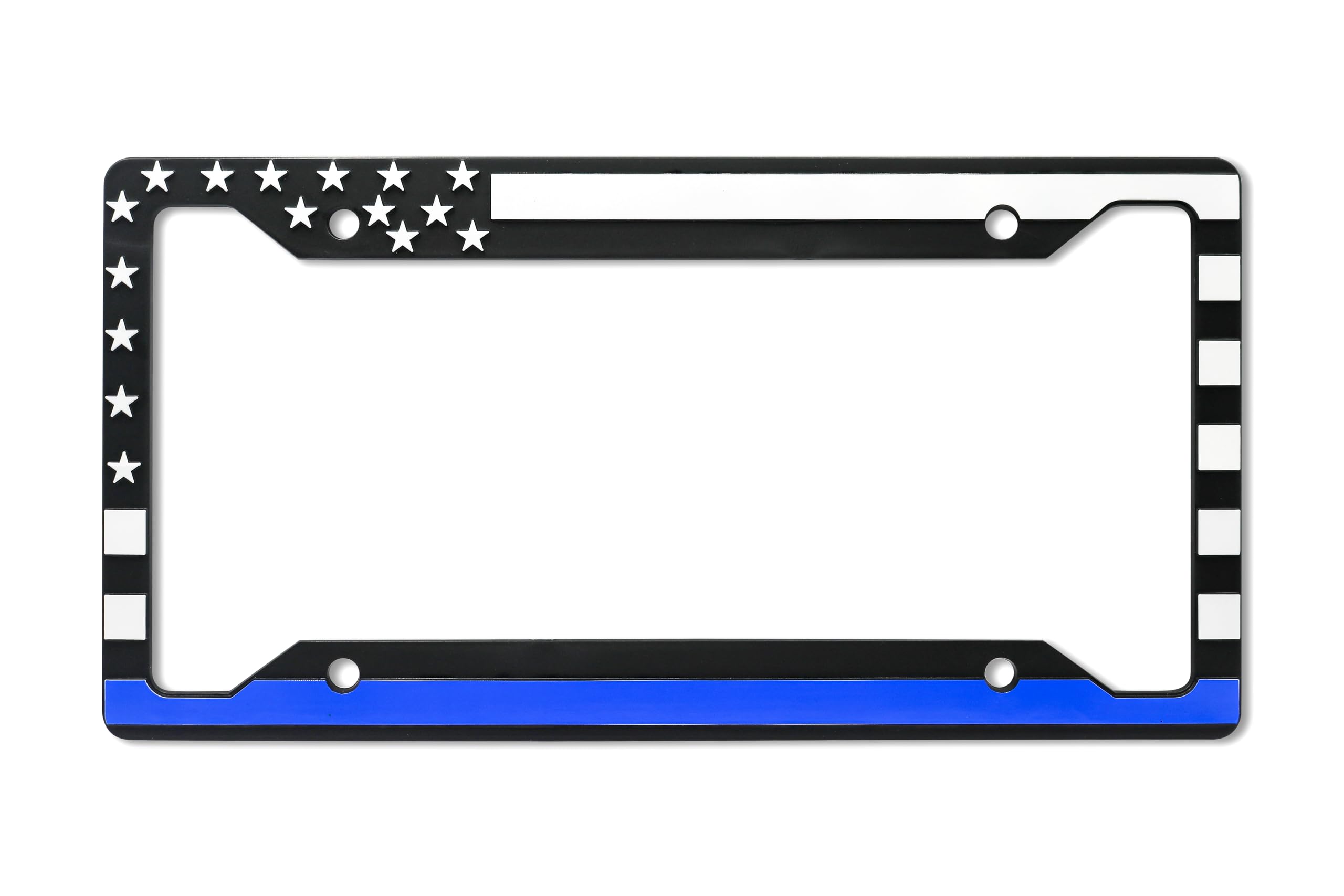 LP Frameworks American Flag 3D Raised License Plate Frame | 1 Pack Car License Plate Cover | Universal US Car License Plate Holder | Auto (Car, Truck and SUV)