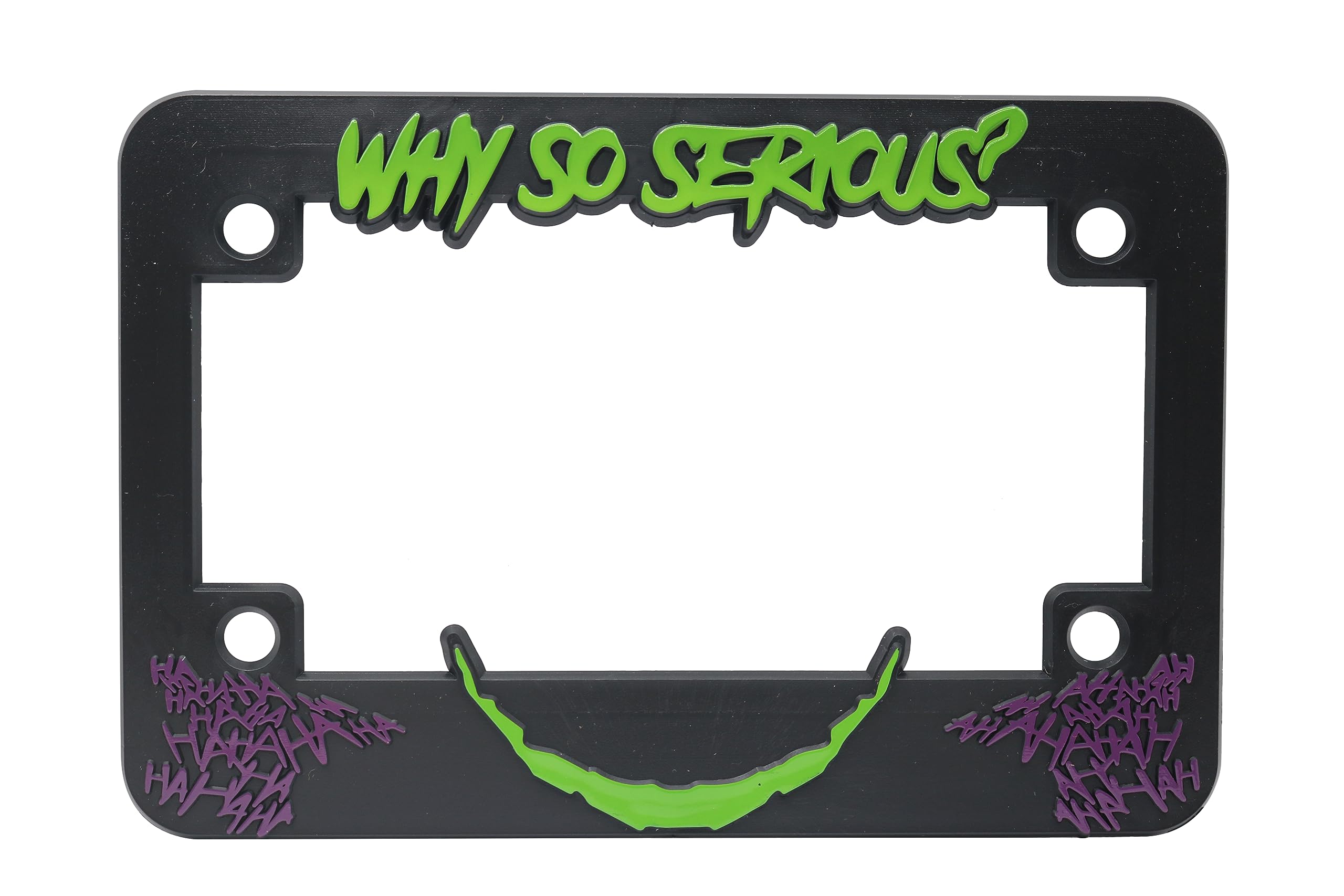 Why So Serious for Joker License Plate Frame