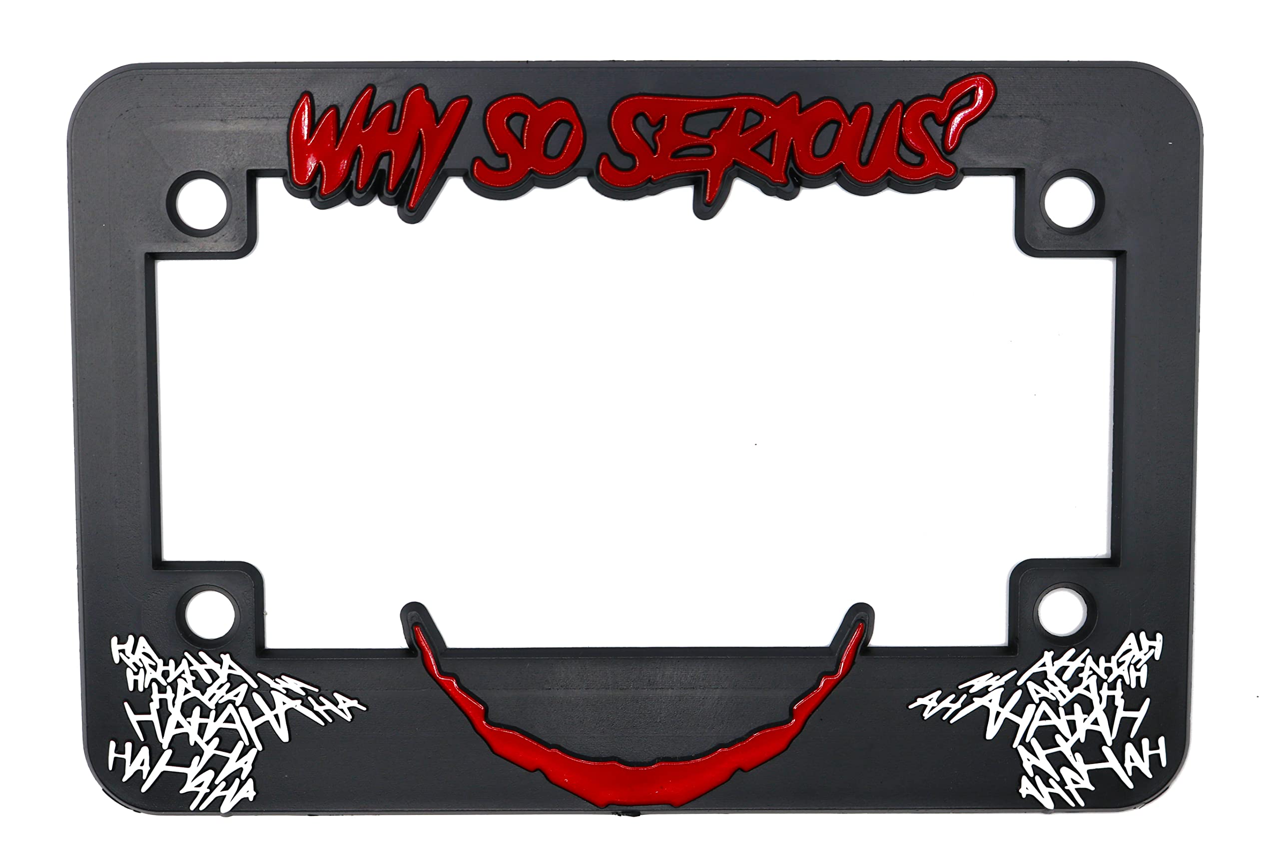 Why So Serious for Joker License Plate Frame