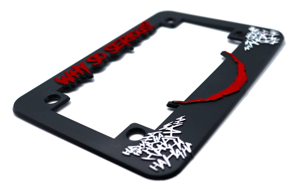 Why So Serious for Joker License Plate Frame