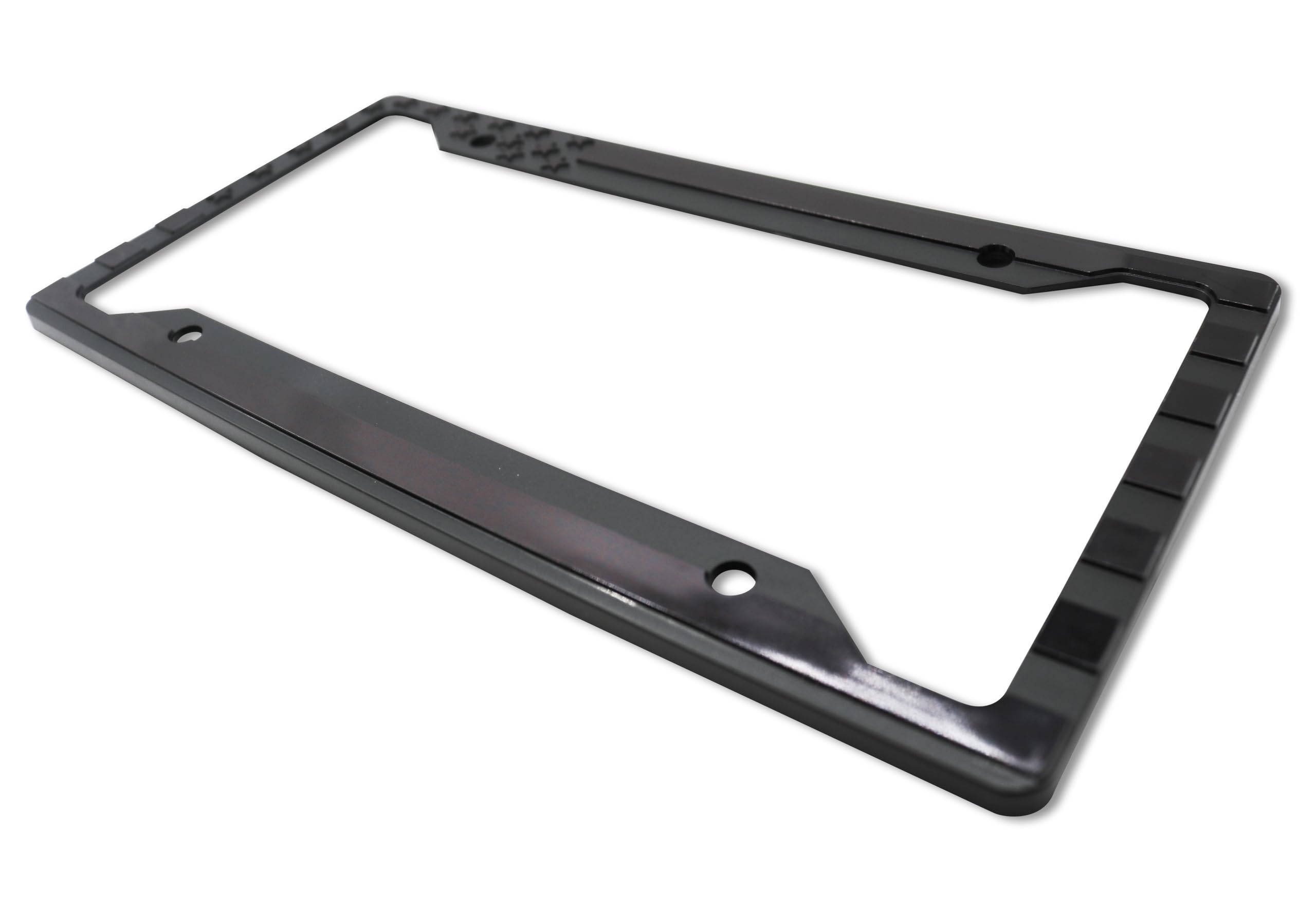 LP Frameworks American Flag 3D Raised License Plate Frame | 1 Pack Car License Plate Cover | Universal US Car License Plate Holder | Auto (Car, Truck and SUV)