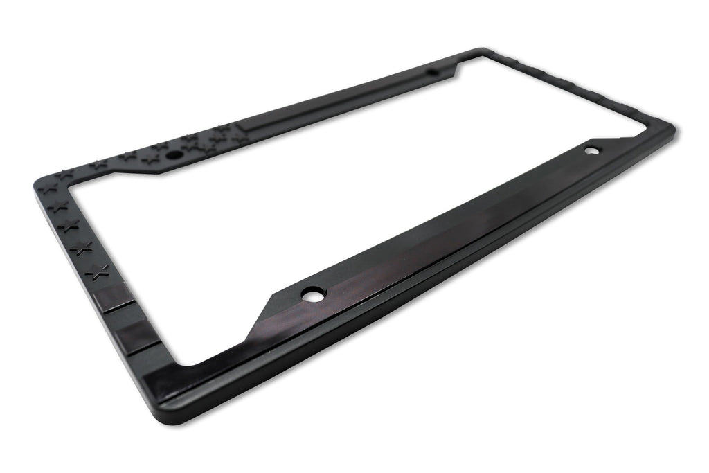 LP Frameworks American Flag 3D Raised License Plate Frame | 1 Pack Car License Plate Cover | Universal US Car License Plate Holder | Auto (Car, Truck and SUV)