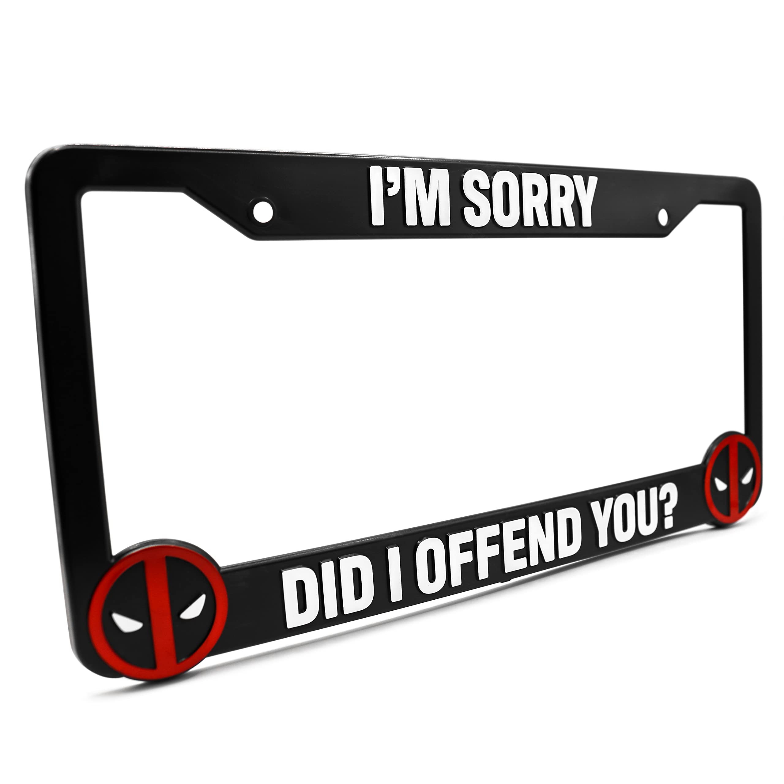 Did I Offend You? for Deadpool 3D Raised License Plate Frame