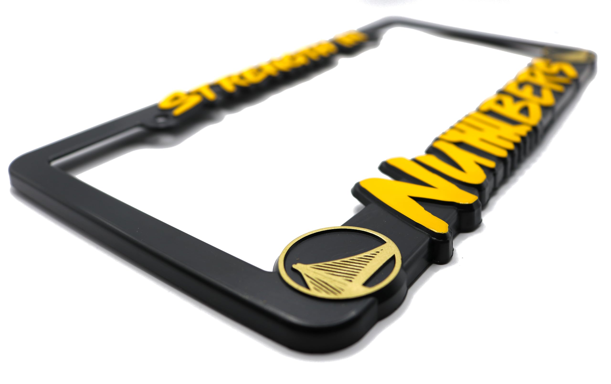 GSW Strength in Numbers License Plate Frame