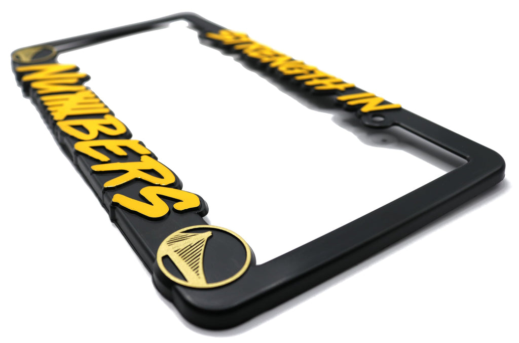 GSW Strength in Numbers License Plate Frame