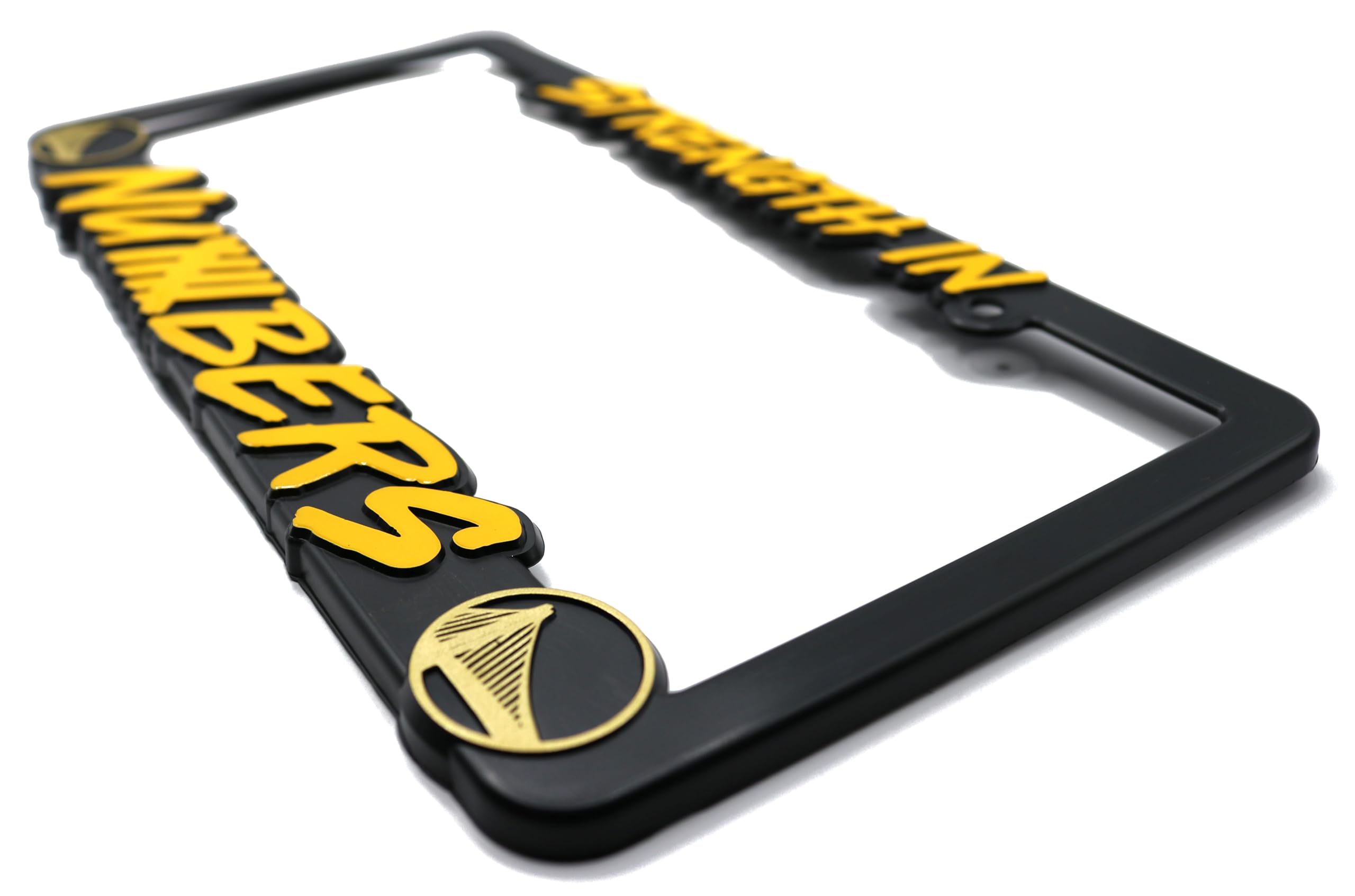 GSW Strength in Numbers License Plate Frame