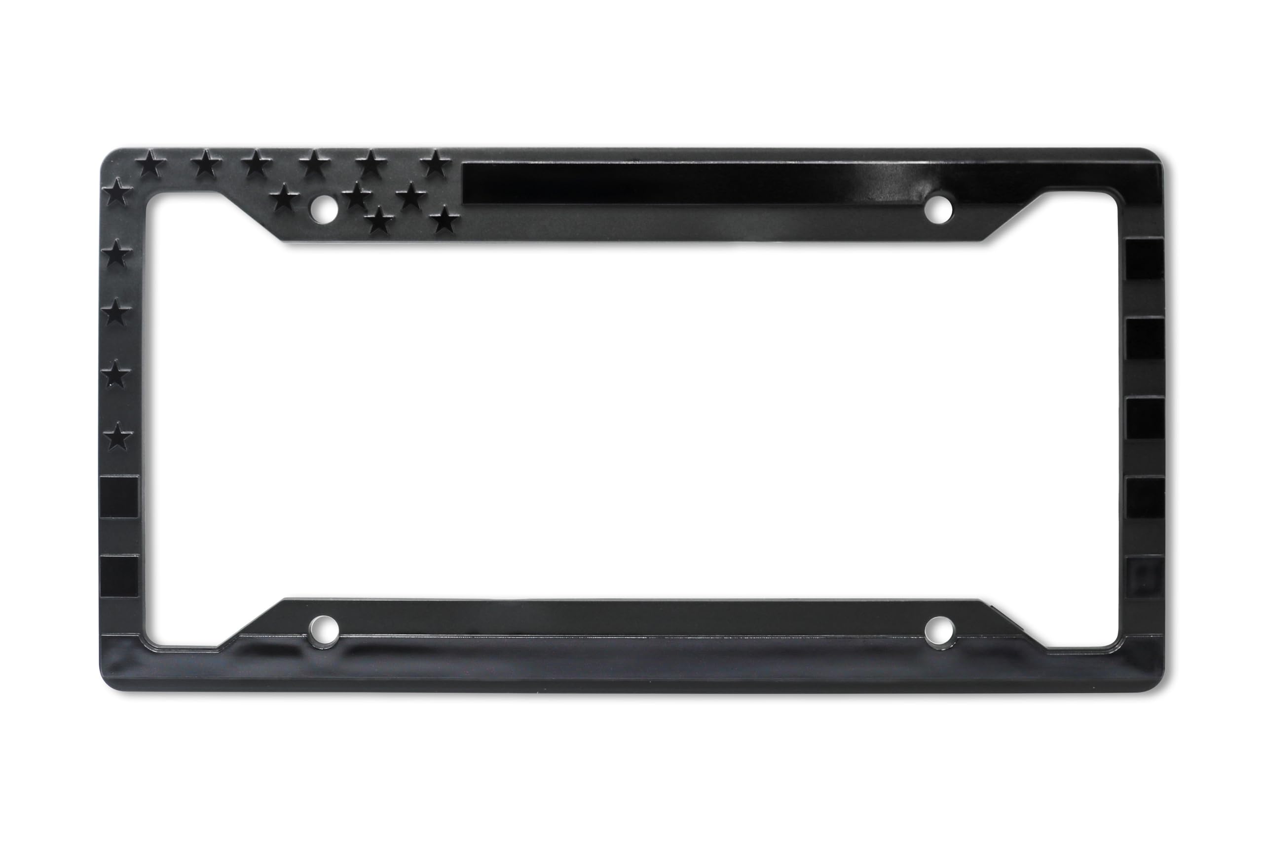 LP Frameworks American Flag 3D Raised License Plate Frame | 1 Pack Car License Plate Cover | Universal US Car License Plate Holder | Auto (Car, Truck and SUV)