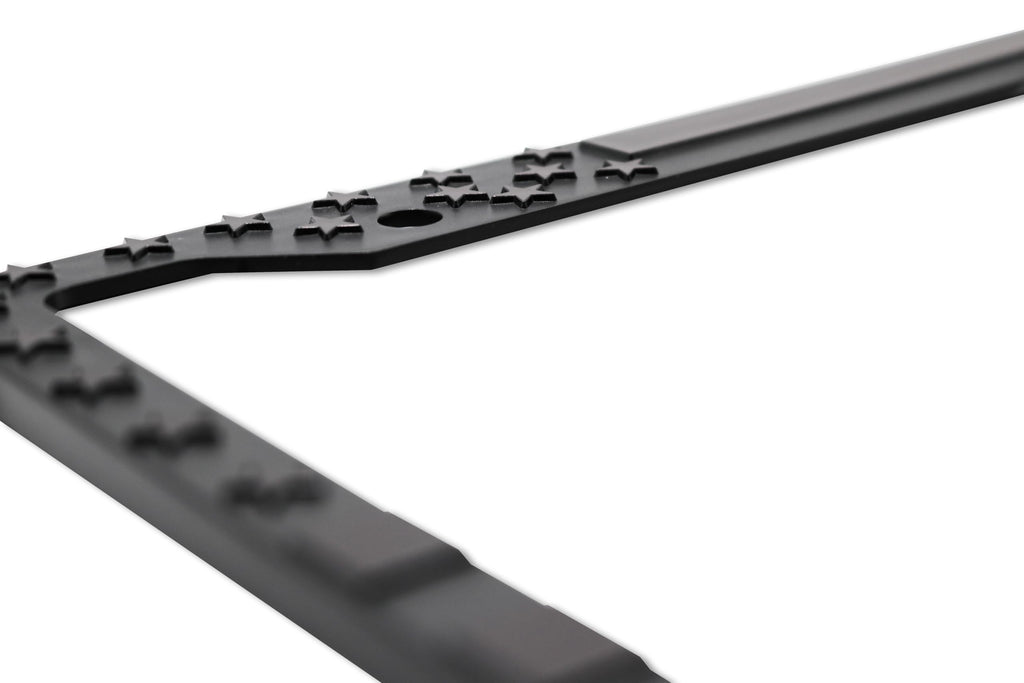 LP Frameworks American Flag 3D Raised License Plate Frame | 1 Pack Car License Plate Cover | Universal US Car License Plate Holder | Auto (Car, Truck and SUV)