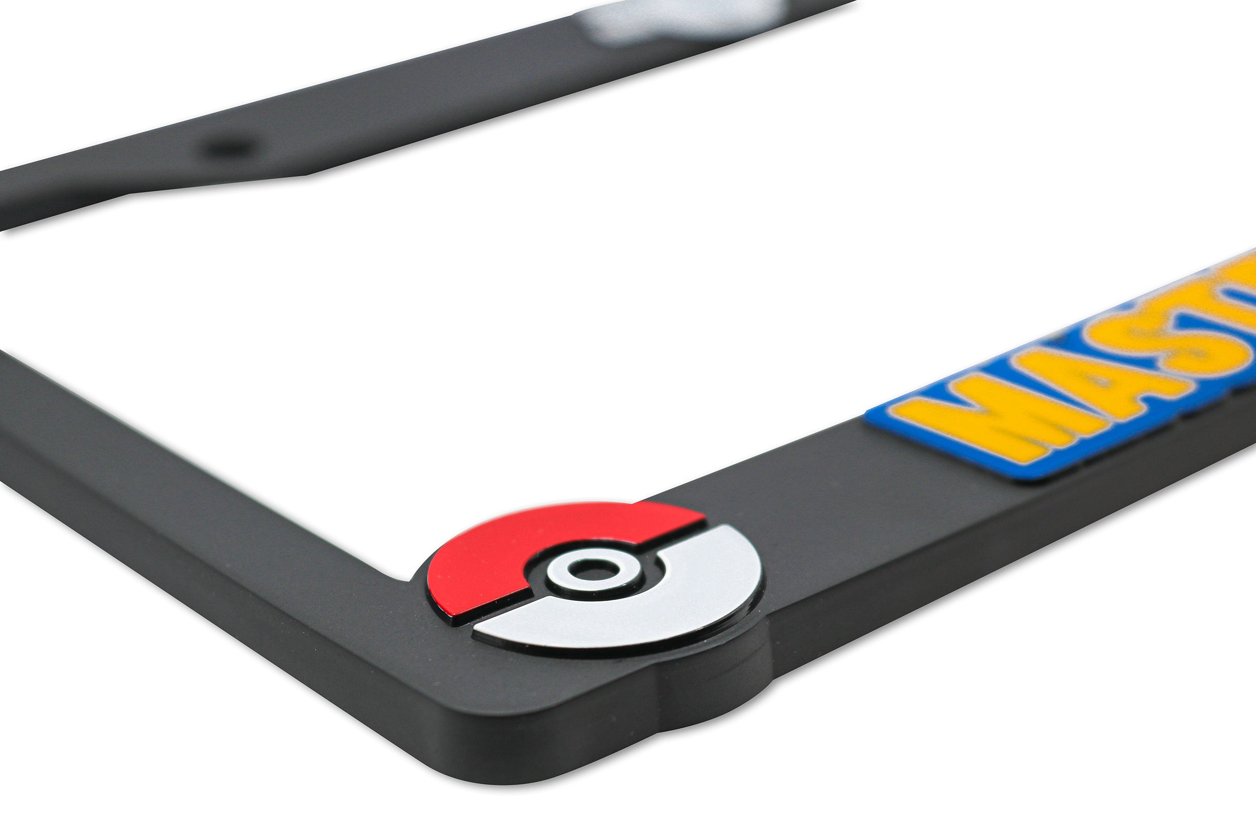 LP Frameworks Master Trainer V2 3D Raised License Plate Frame | 1 Pack Car License Plate Cover | Universal US Black License Plate Holder | Auto Accessories (Car, Truck and SUV)