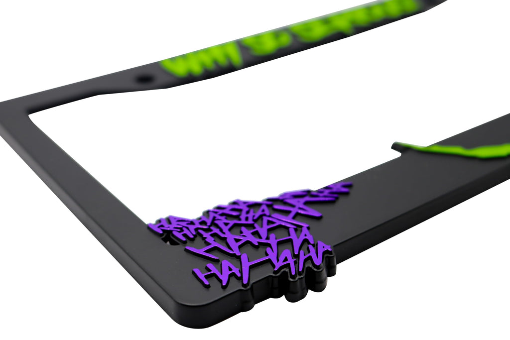 Why So Serious for Joker License Plate Frame