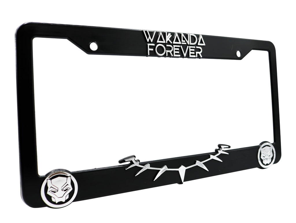 Wakanda Forever 3D Raised License Plate Frame