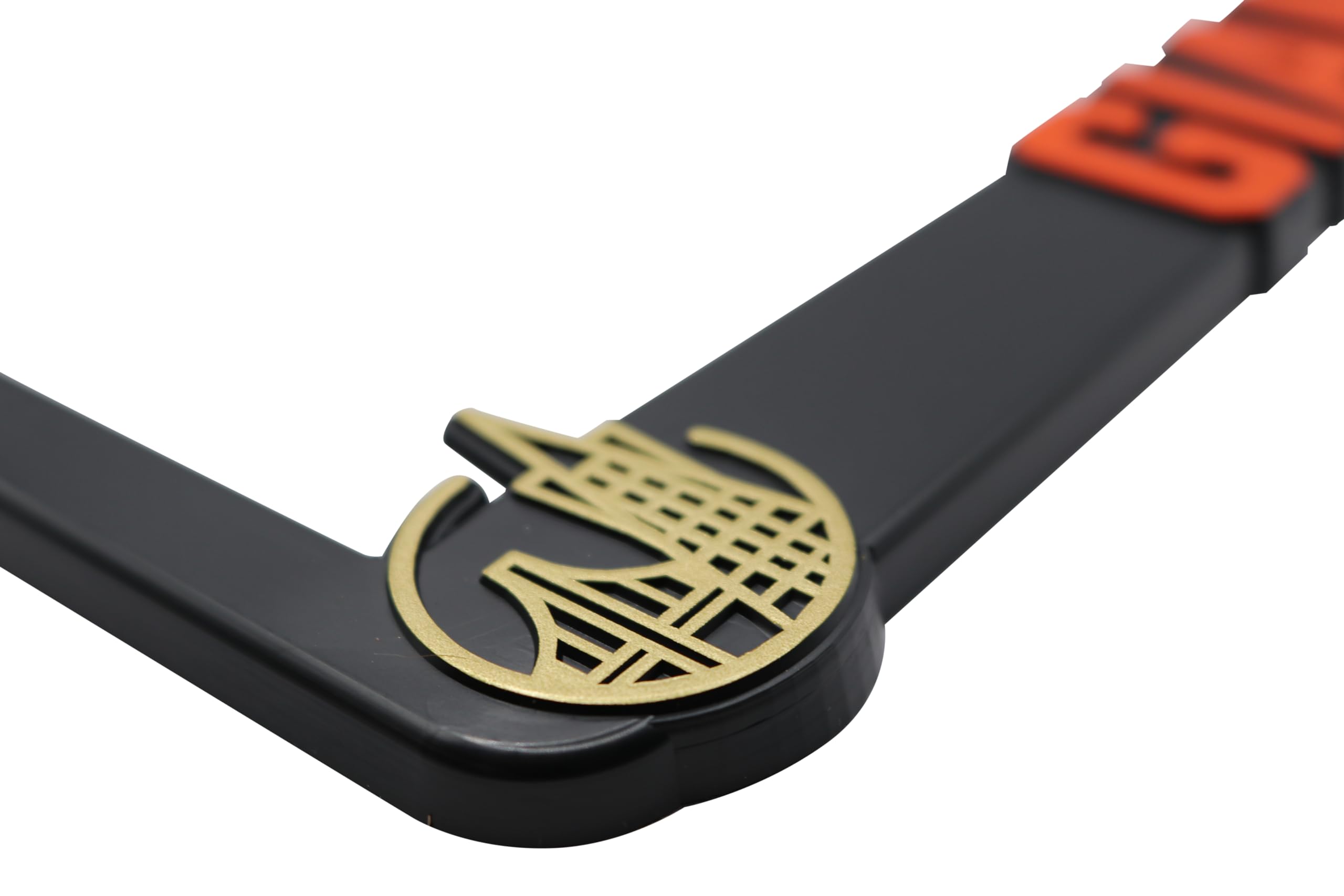 LP Frameworks SF Giants for San Francisco 3D Raised License Plate Frame | 1 Pack Car License Plate Cover | Universal US Car Black License Plate Holder | Auto Accessories (Car, Truck and SUV)