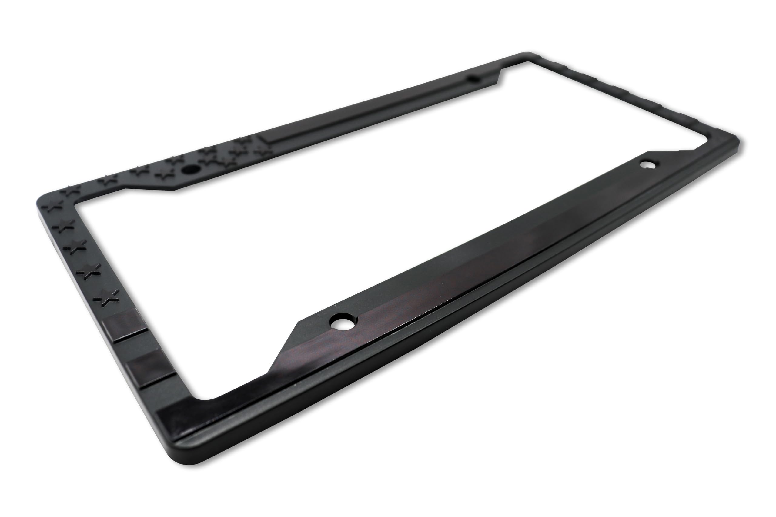 LP Frameworks American Flag 3D Raised License Plate Frame | 1 Pack Car License Plate Cover | Universal US Car License Plate Holder | Auto (Car, Truck and SUV)