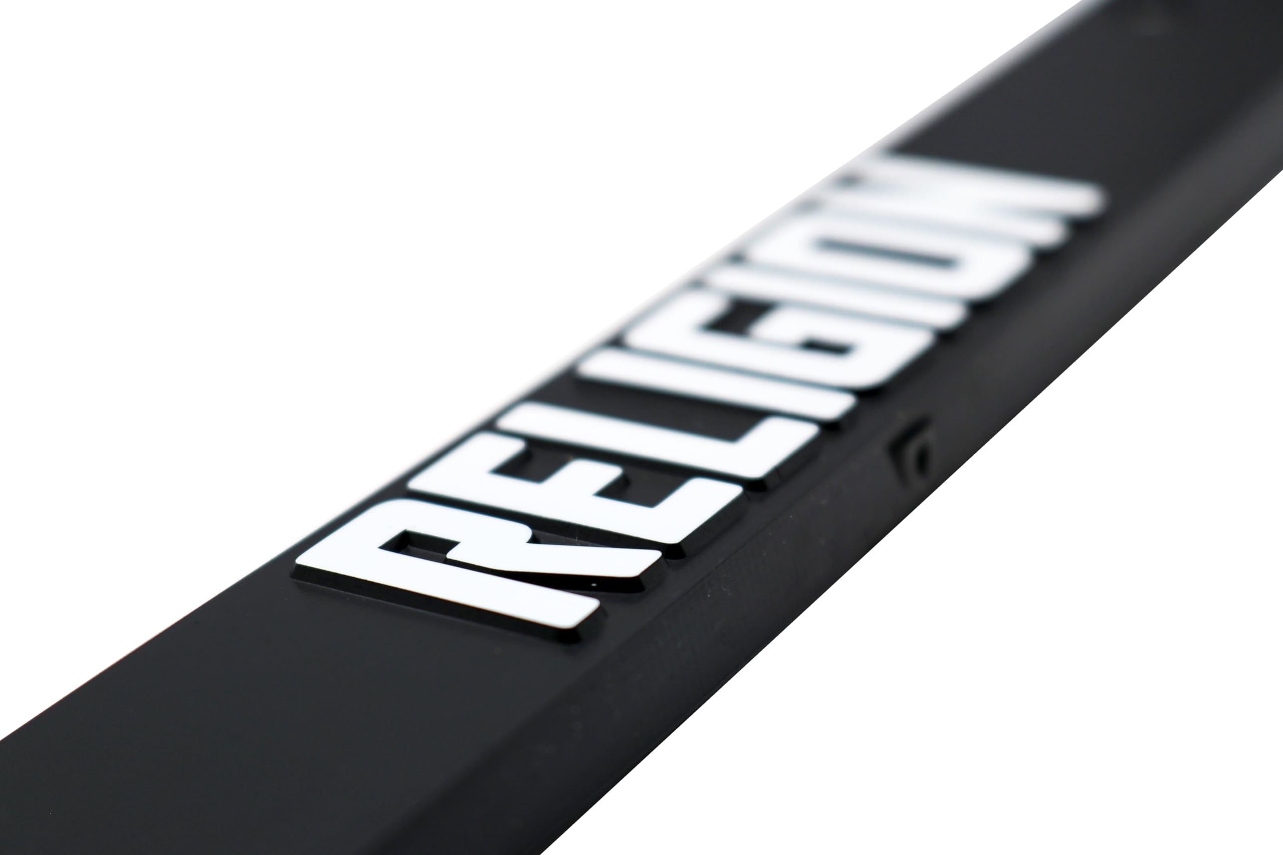 LP Frameworks Weapons are Part of My Religion for Mandalorian Fans 3D Raised License Plate Frame | 1 Pack Car License Plate Cover | Universal US Black License Plate Holder | Auto Accessories