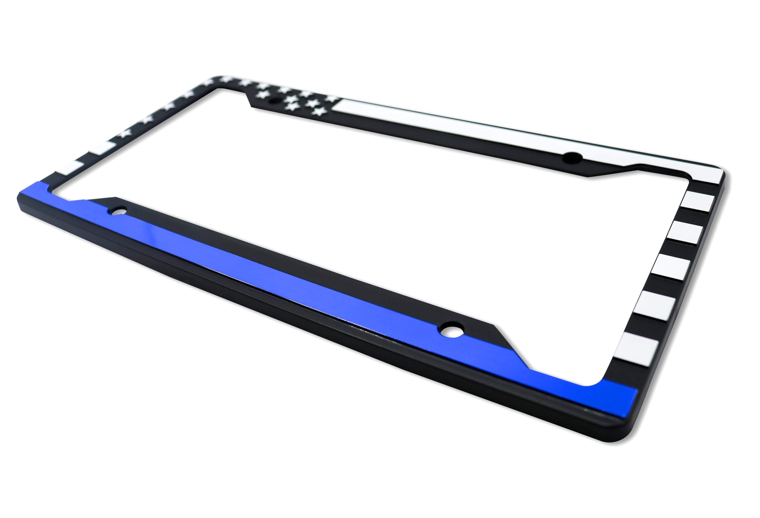 LP Frameworks American Flag 3D Raised License Plate Frame | 1 Pack Car License Plate Cover | Universal US Car License Plate Holder | Auto (Car, Truck and SUV)