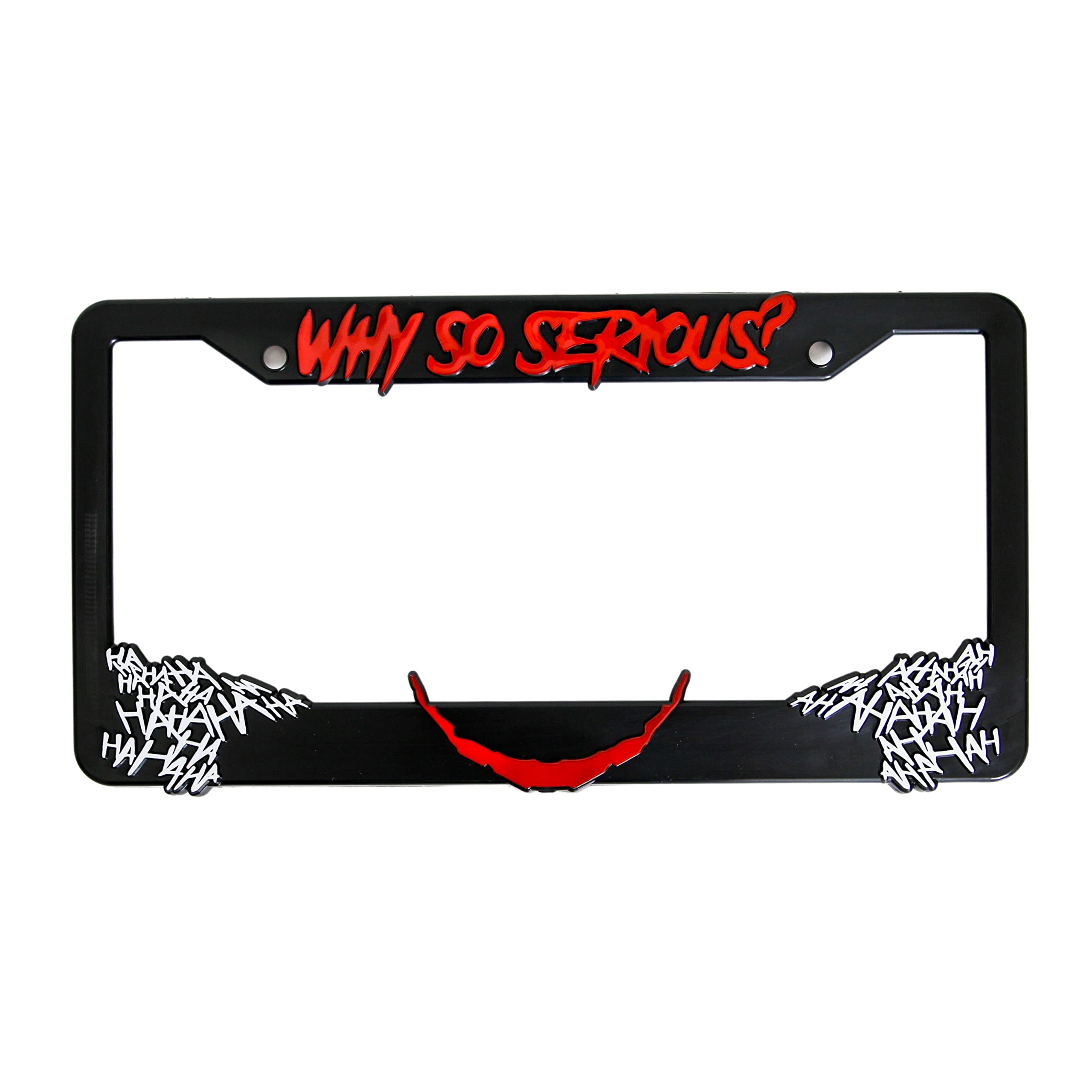 Why So Serious for Joker License Plate Frame