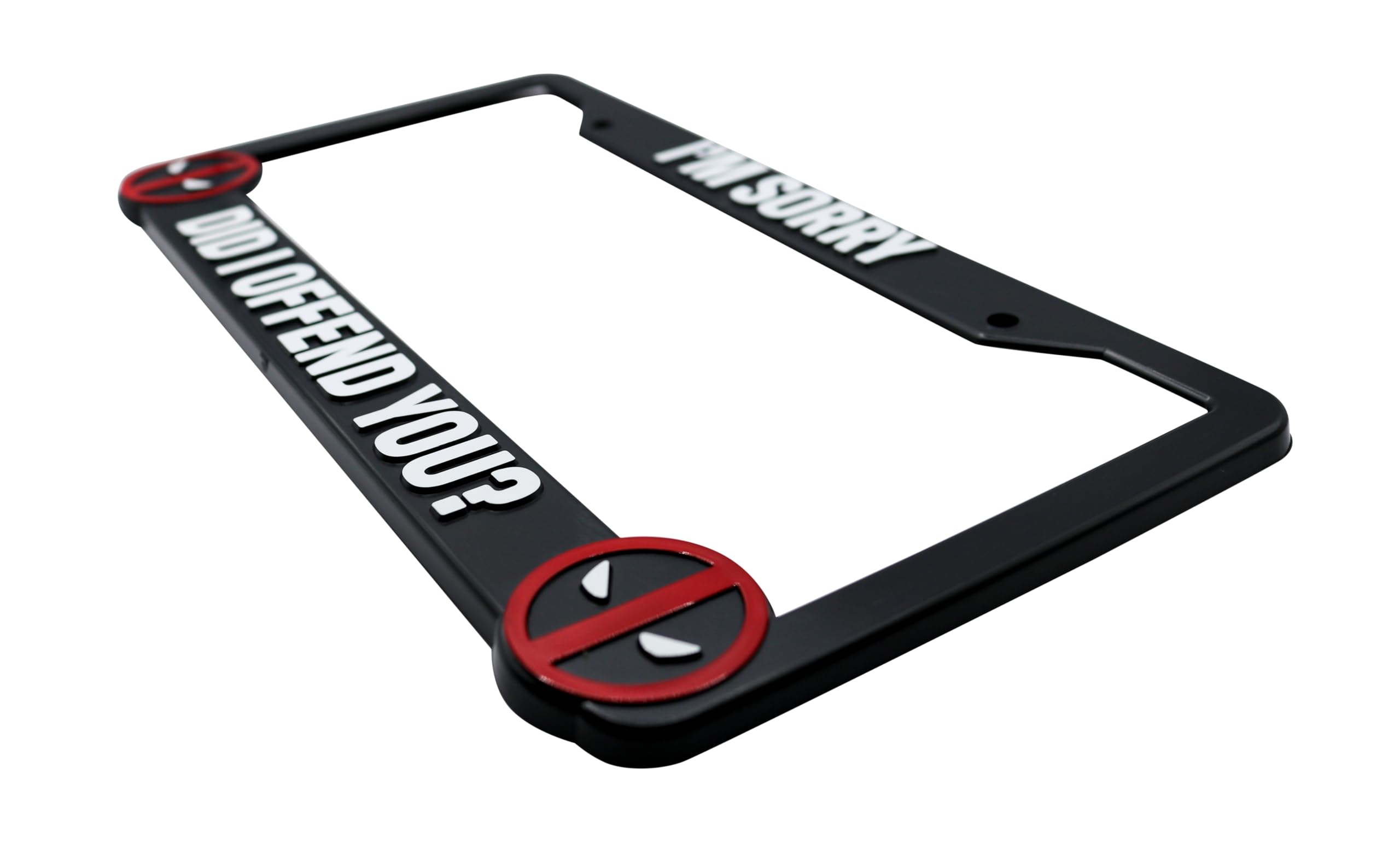 Did I Offend You? for Deadpool 3D Raised License Plate Frame