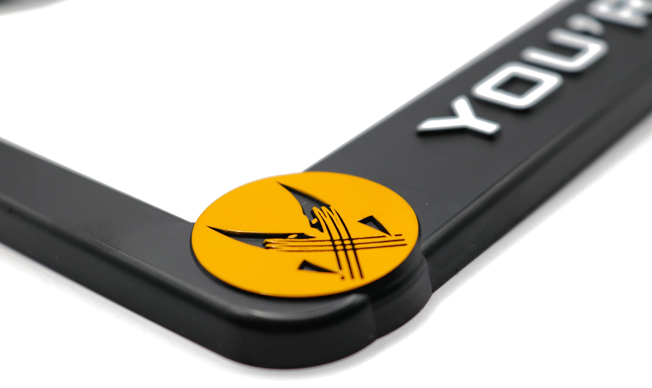 LP Frameworks Pain Let's You Know You're Still Alive for Wolverine 3D Raised License Plate Frame | 1 Pack Character License Plate Cover | Universal Black License Plate Holder | (Car, Truck and SUV)