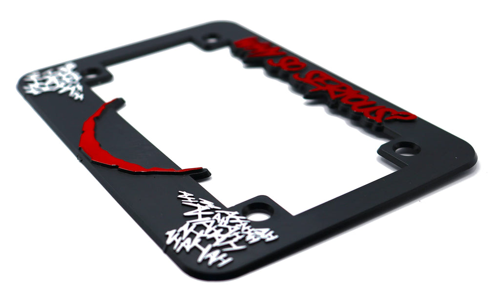 Why So Serious for Joker License Plate Frame