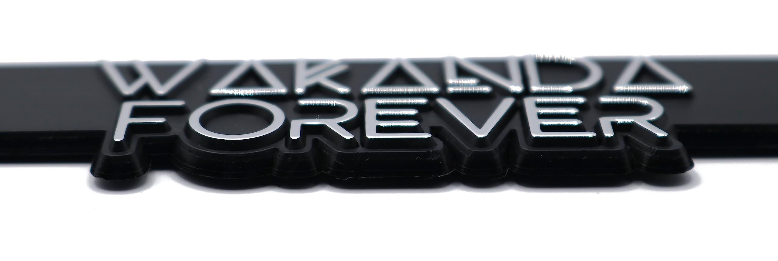 Wakanda Forever 3D Raised License Plate Frame